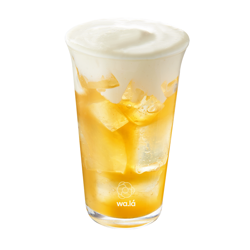 Trà gạo rang kem macchiato